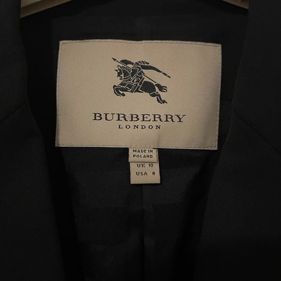 Burberry Blazer - NEW w/o tags, size US 8 - Black - Picture 2 of 5